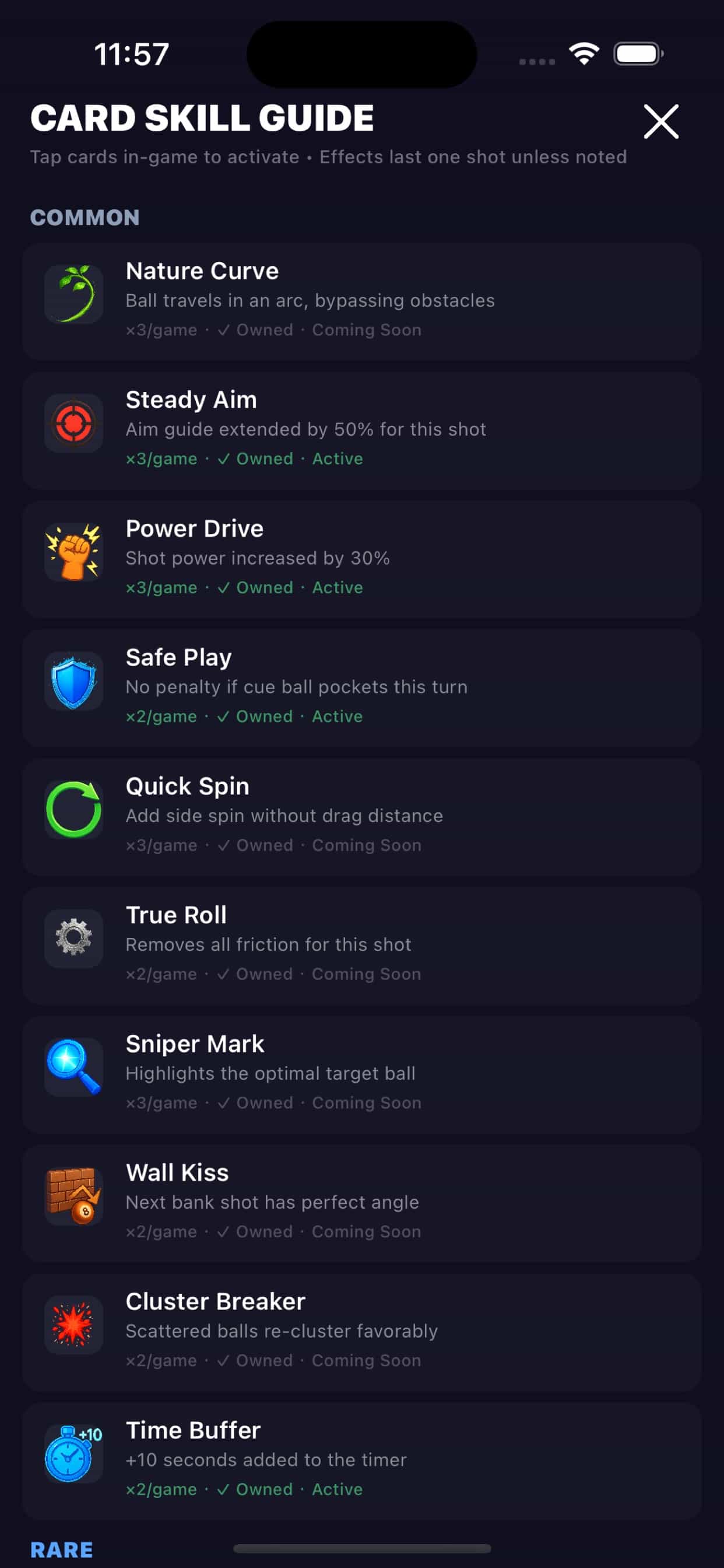 Royal Shot 8 screenshot: modes or UI